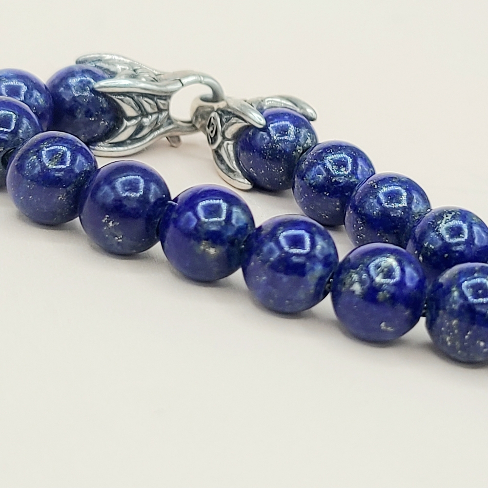 David Yurman Spiritual Beads Bracelet With Lapis Lazuli - Picture 5 of 9